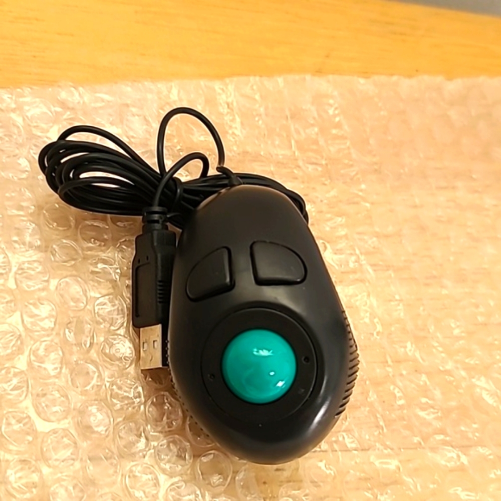 Wired Ergonomic Optical Trackball Mini Mouse